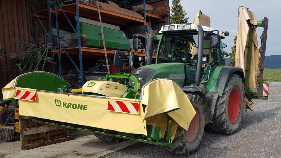 Ersteinsatz Krone Frontmähwerk EasyCut F320M