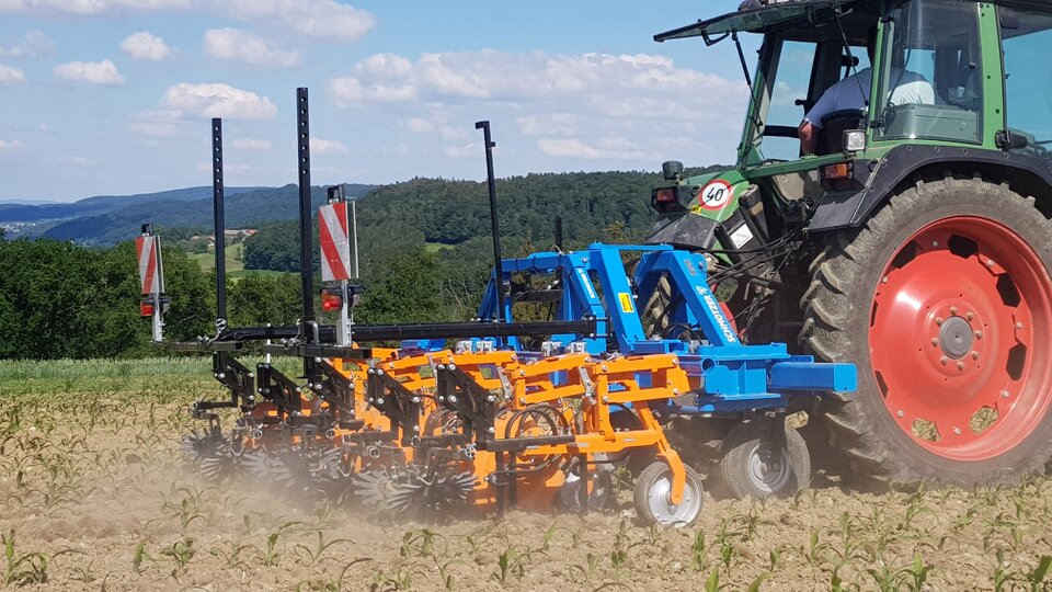 Ersteinsatz Schmotzer Hackgerät 4 x 75 cm