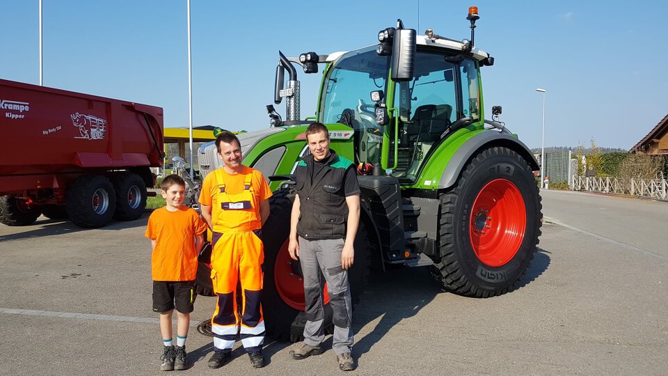 Auslieferung Fendt 516 S4 Profi