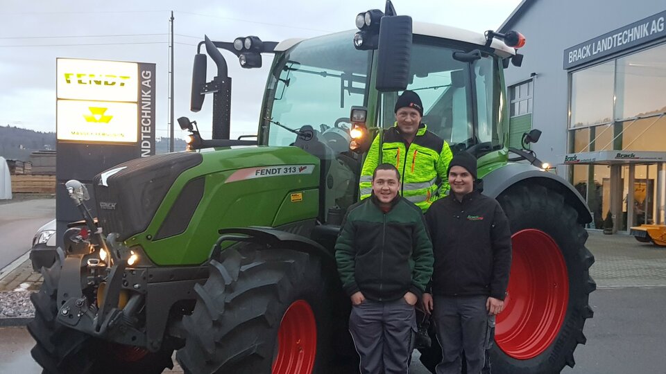Auslieferung Fendt 313 S4